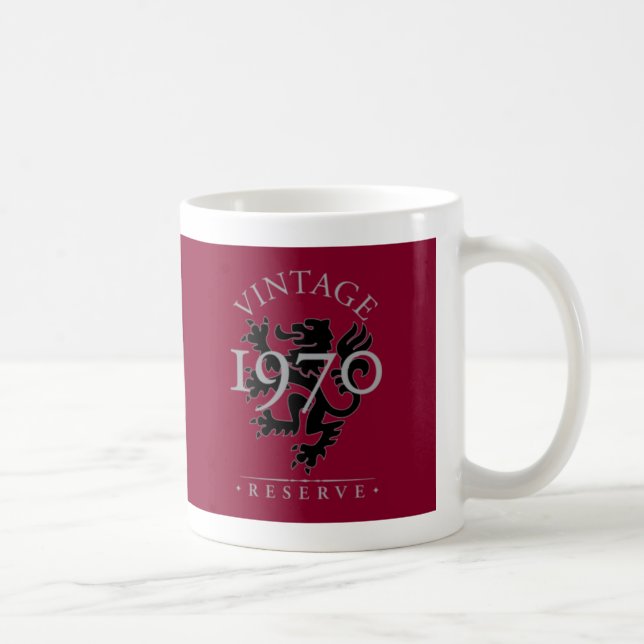 Vintage Reserve 1970 Coffee Mug (Right)