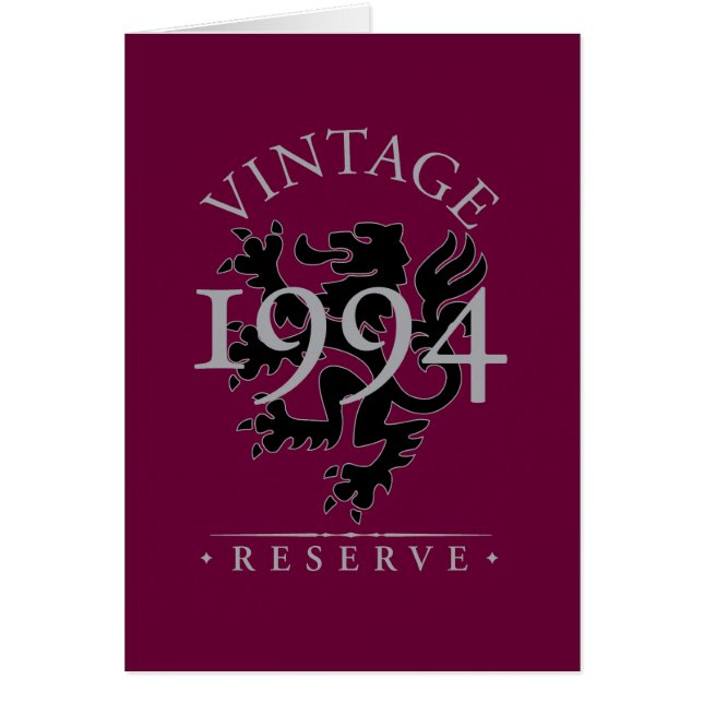 Vintage Reserve 1994 (Front)