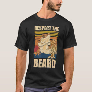 Vintage Respect The Dragon Beard Dragon Funny Liza T-Shirt