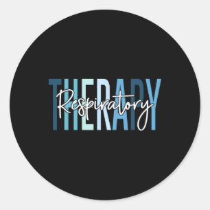 Vintage Respiratory Therapy Nurse Apparel Uni-adul Classic Round Sticker