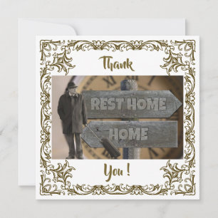 Vintage Rest Home Appreciation Thank You Card