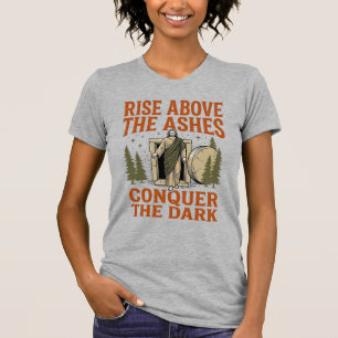 Vintage Resurrection Cave Quote Engraving Shirt De