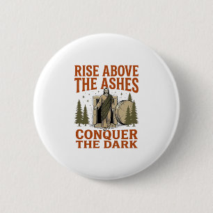 Vintage Resurrection Cave Quote Engraving Shirt De 6 Cm Round Badge