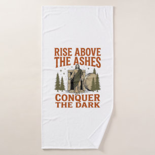 Vintage Resurrection Cave Quote Engraving Shirt De Bath Towel