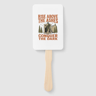 Vintage Resurrection Cave Quote Engraving Shirt De Hand Fan