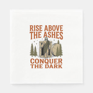 Vintage Resurrection Cave Quote Engraving Shirt De Napkin