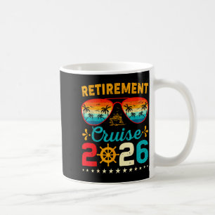 Vintage Retirement Cruise 2026 Cruise Cruising Vac Coffee Mug
