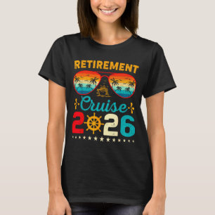 Vintage Retirement Cruise 2026 Cruise Cruising Vac T-Shirt