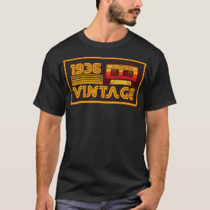 Vintage Retro 1936 Masterpiece Cassette Tape T-Shirt