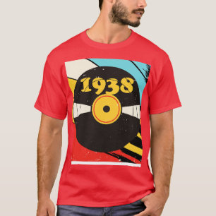 Vintage Retro 1938 Birthday Shirt Vinyl Music