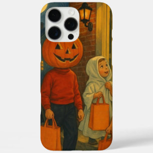 Vintage/retro 1950s trick or treating Halloween iPhone 16 Pro Max Case