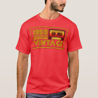 Vintage Retro 1959 Masterpiece Cassette Tape T-Shirt
