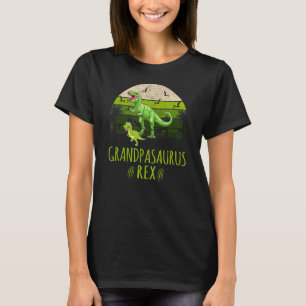 Vintage Retro 1 Kid Grandpasaurus Dinosaur T-Shirt