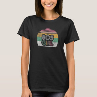 Vintage Retro 80's Girl Birthday Party 80's     3 T-Shirt