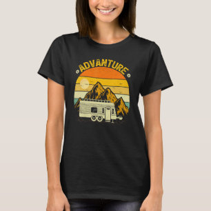Vintage Retro Advanture Camper Camping T-Shirt
