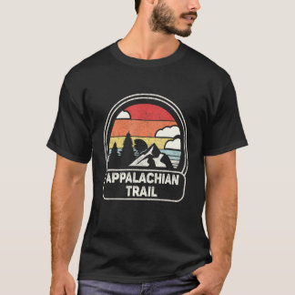 Vintage Retro Appalachian Trail Hiking Mountains T-Shirt