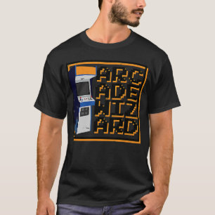 Vintage Retro Arcade Wizard T-Shirt