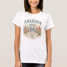 Vintage Retro Arizona Mother Road Canyon Desert