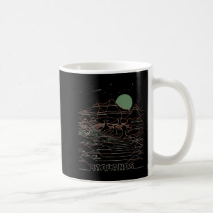 Vintage Retro Badlands National Park South Dakota  Coffee Mug