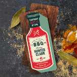 Vintage Retro Barbeque Sauce Bottle Birthday Invitation<br><div class="desc">Got a fun barbeque birthday to plan? Our cool, unique vintage retro style barbeque sauce bottle birthday invitation is sure to shake things up. The design features our hand-drawn vintage retro style BBQ sauce bottle design with the invitation details creatively designed on the sauce bottle label. Red, green and rustic...</div>