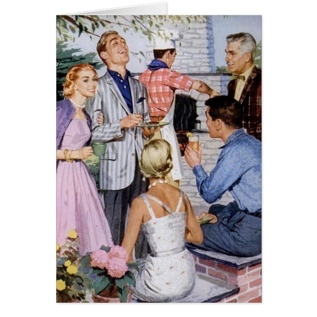 Vintage - Retro BBQ Party & The Know-It-All, (Front)