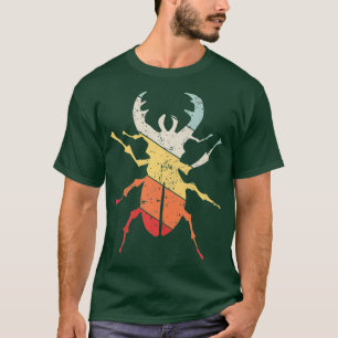 Vintage Retro - Beetle Insect Entomologist Gift T-Shirt