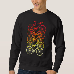 Vintage Retro Bicycles Bike Riders Bicycle Sweatshirt