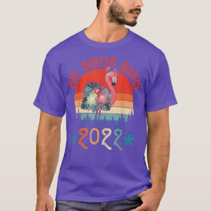 Vintage Retro Big Sister Again 2022 Pregnancy Anno T-Shirt