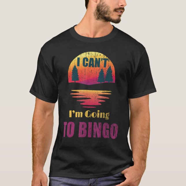 Vintage Retro Bingo T-Shirt (Front)