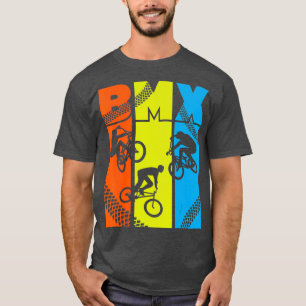 Vintage Retro BMX  Funny BMX Rider Bicycle T-Shirt