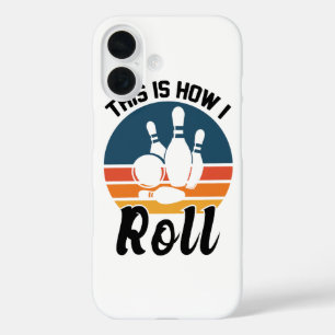Vintage Retro Bowling Sports Team Quote iPhone 16 Case