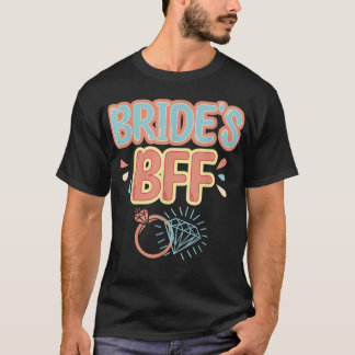 Vintage Retro Brides BFF Bachelorette Party Matchi T-Shirt