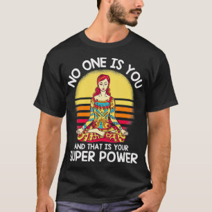 Vintage Retro Buddhism Zen Yoga Meditation Spiritu T-Shirt