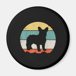 Vintage Retro Bulldog Gift For Dog Dad Dog Mum Magnet