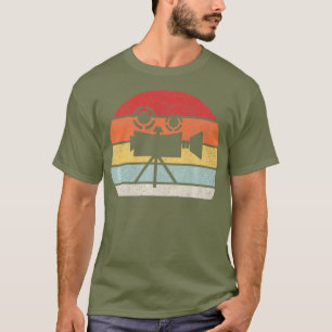 Vintage Retro Camera Shirt Gift For Filmmaker