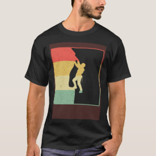 Vintage Retro Climber Sport Climbing Bouldering 1 T-Shirt