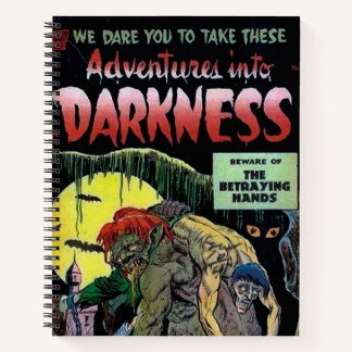Vintage Retro Comic Design Notebook