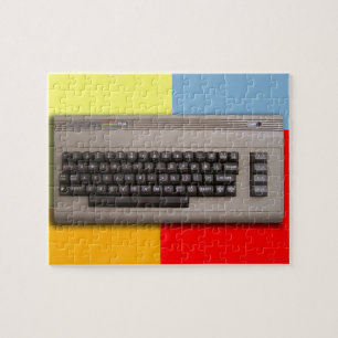 Vintage Retro Computer Keyboard ? Jigsaw Puzzle
