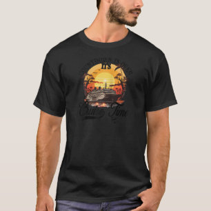 Vintage Retro Countdown Is Over It s Cruise Time W T-Shirt