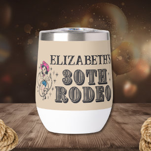 Vintage Retro Cowgirl 30th Birthday Party