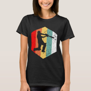 Vintage Retro Cricket Funny For Sports Gift T-Shirt