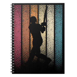 Vintage Retro Cricket Notebook