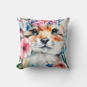 Vintage retro cute design for kids  cushion