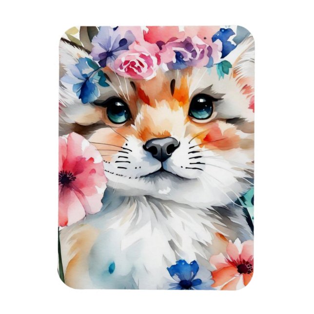 Vintage retro cute design for kids  magnet (Vertical)