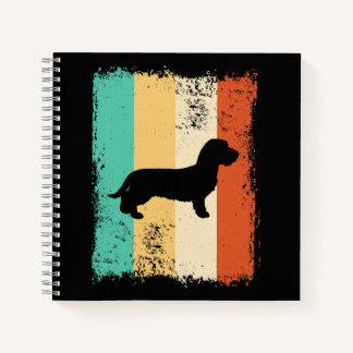 Vintage Retro Dachshund Wirehaired Notebook