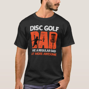 Vintage Retro Dad Disc Golf Costume Matching Famil T-Shirt
