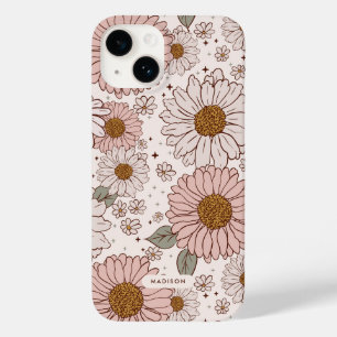 Vintage Retro Daisy Boho Personalised Case-Mate iP Case-Mate iPhone 14 Case