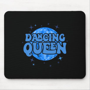 Vintage Retro Dancing Queens Bachelorette Party Ma Mouse Pad