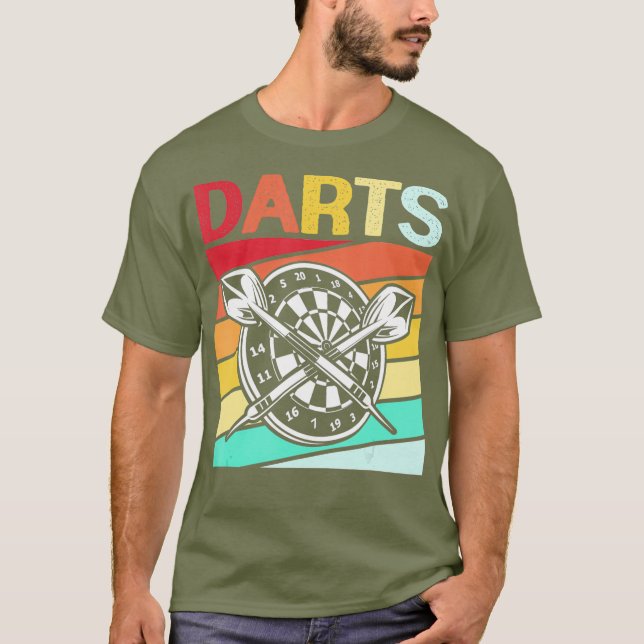 Vintage Retro Dart T-Shirt (Front)