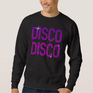 Vintage Retro Disco Disco 70s 80s Family Party Dan Sweatshirt
